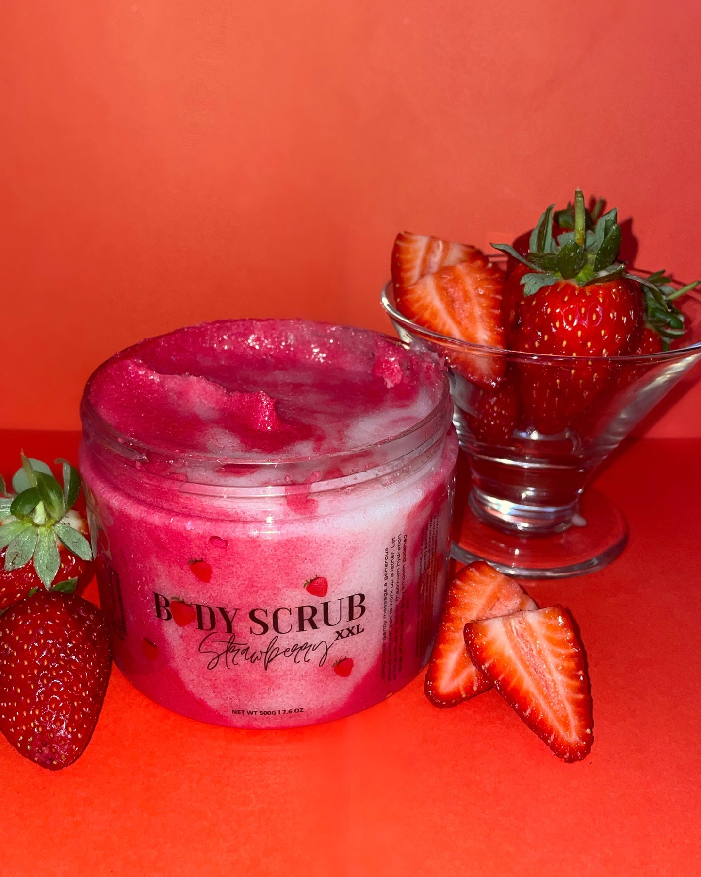 Strawberry XXL Body Scrub